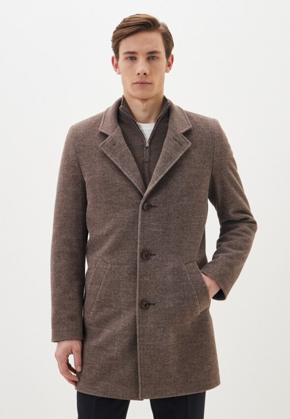 Пальто однобортное Caravan