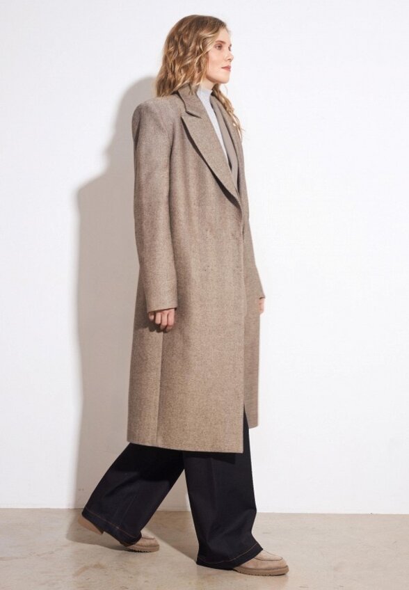 Пальто двубортное Myemi