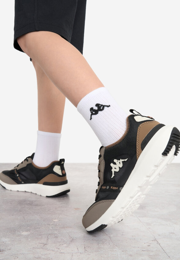 Кроссовки для мальчиков Kappa Authentic Jr Smr, Черный