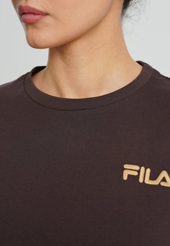 Футболка женская оверсайз FILA, Коричневый