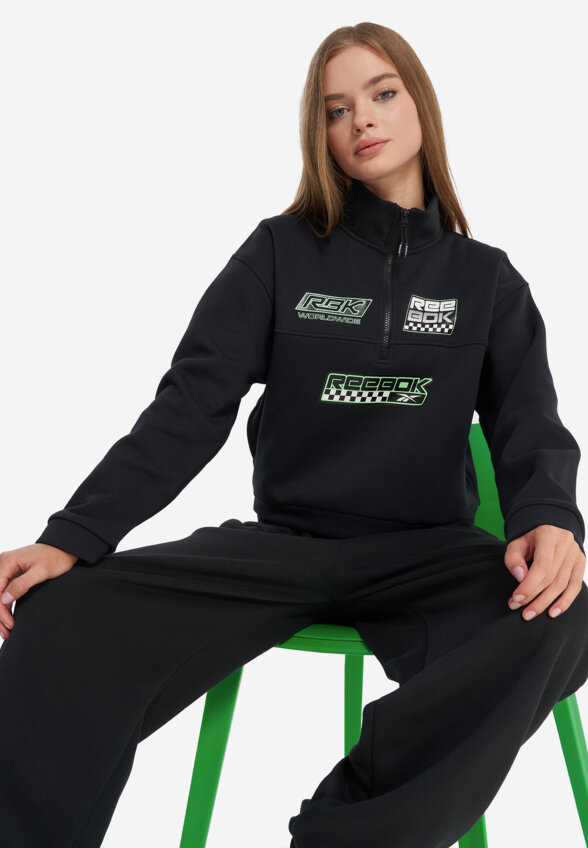 Толстовка женская Reebok Graphic, Черный