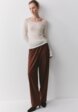 Вязаный лонгслив из шерсти премиум качества6  - превью