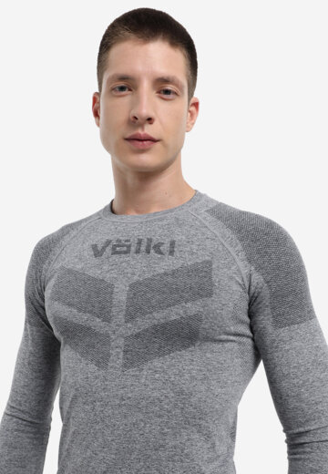Термобелье верх компрессионное мужское Volkl, Серый