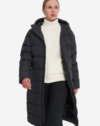 Пальто пуховое женское Jack Wolfskin Frozen Palace, Серый женщинам