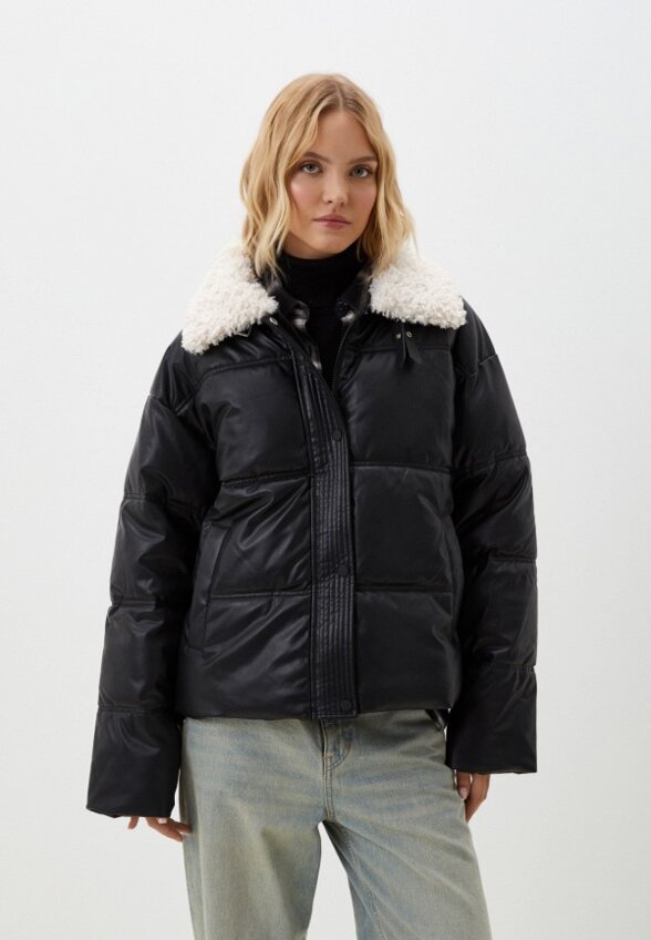 Куртка кожаная утепленная Befree