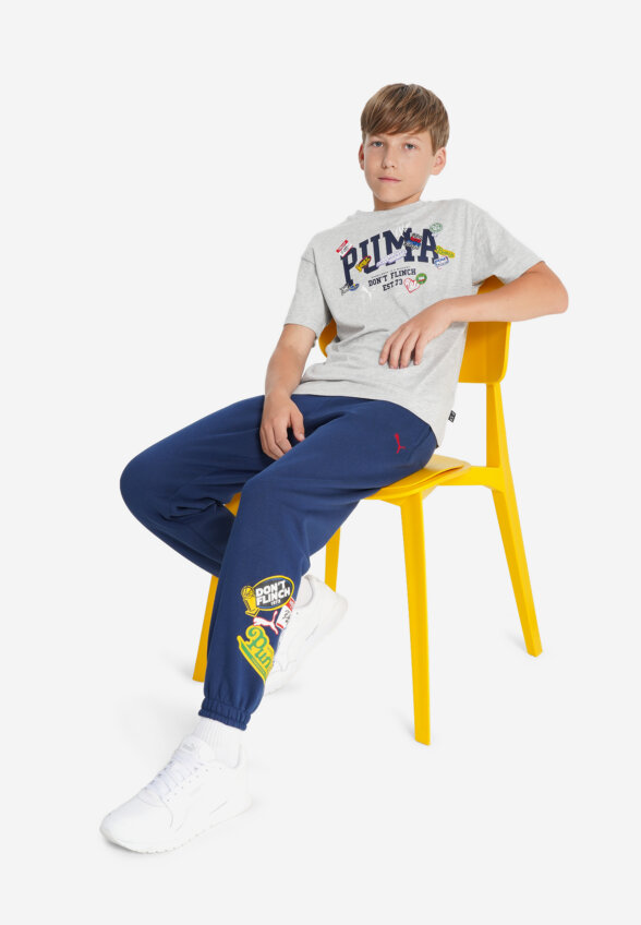 Брюки для мальчиков PUMA Basketball Hooperhotline, Синий