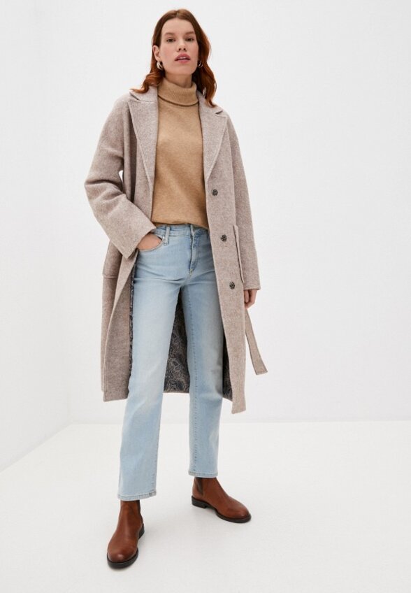 Пальто однобортное Ovelli