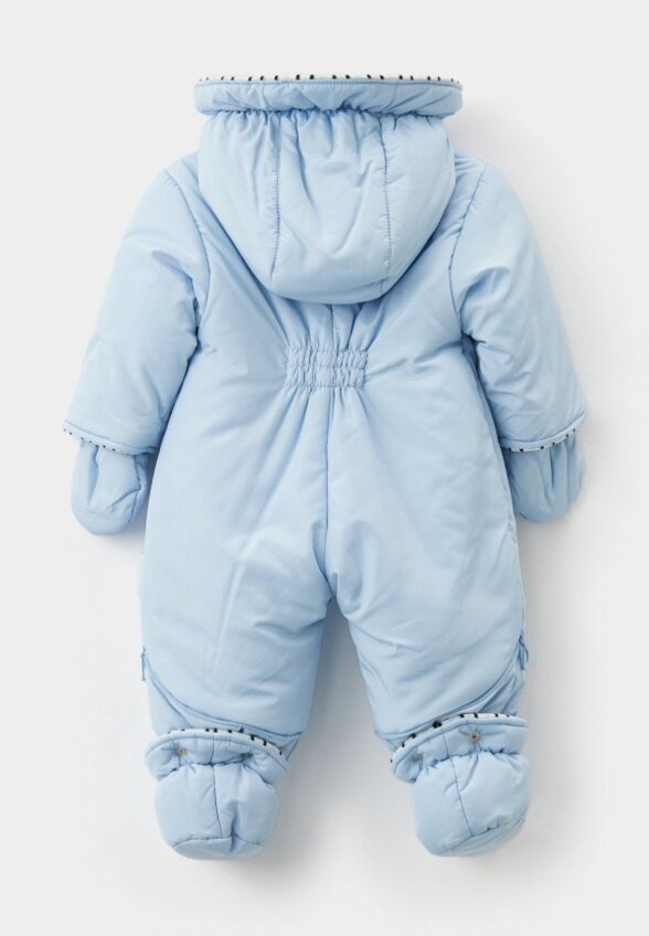 Комбинезон утепленный, варежки и пинетки Pilguni