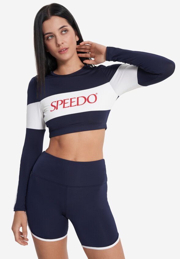 Рашгард женский Speedo Rashguard, Синий