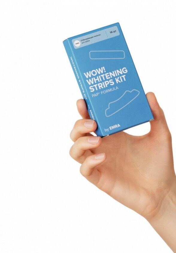 Полоски для зубов отбеливающие Emra