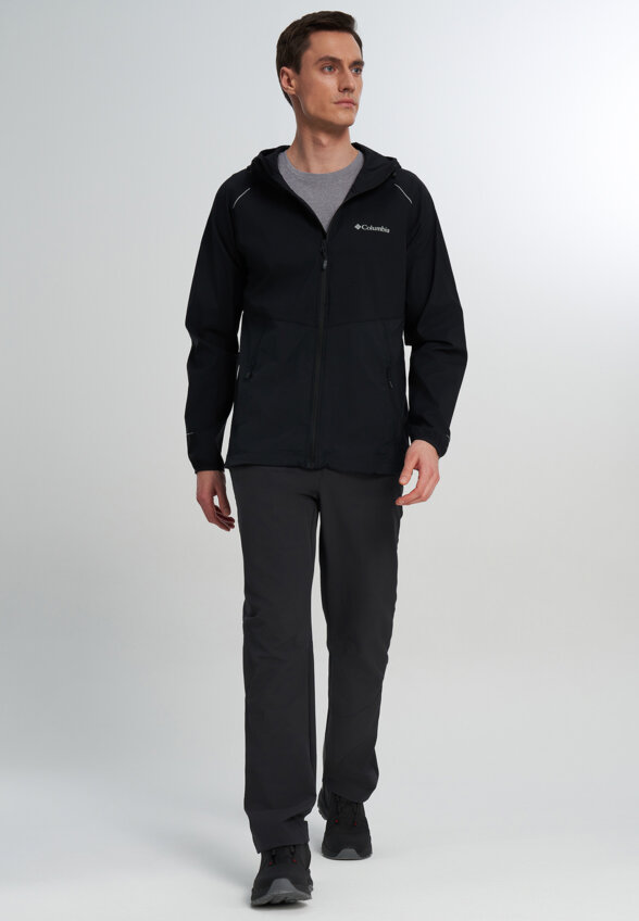 Ветровка мужская Columbia Columbia Tech II Wind Full Zip, Черный