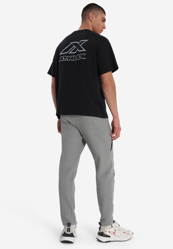 Футболка мужская оверсайз Athlex, Черный