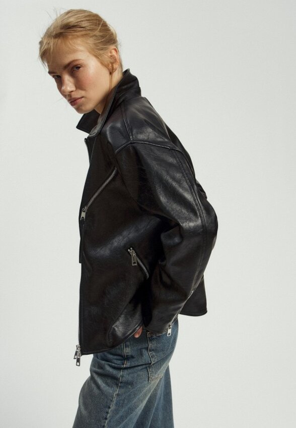 Куртка кожаная Nume