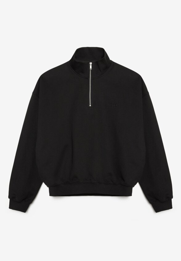 Свитшот half zip Uniform Black FABLE