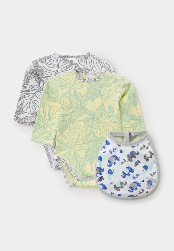 Боди 2 шт. и нагрудник КотМарКот