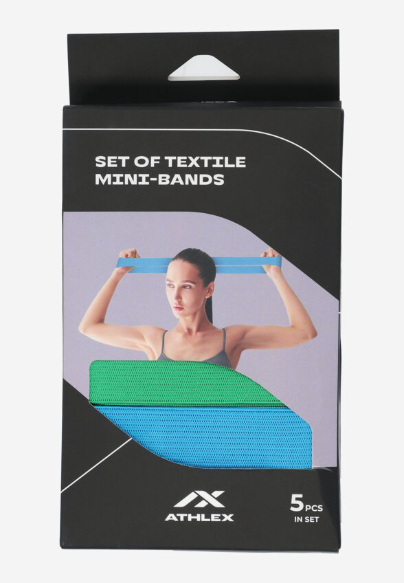 Набор мини-лент Athlex, 5 шт, Мультицвет