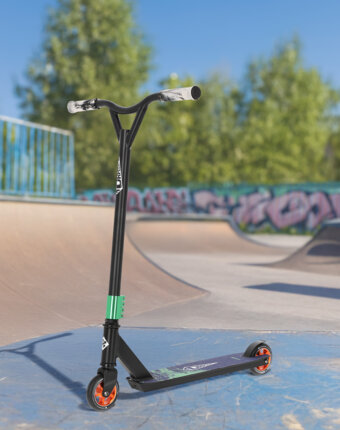 Самокат Street Surfing Torpedo, 100 мм, Черный детям
