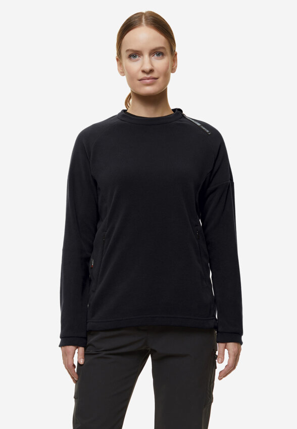 Джемпер флисовый женский Bask Micro V2, Черный