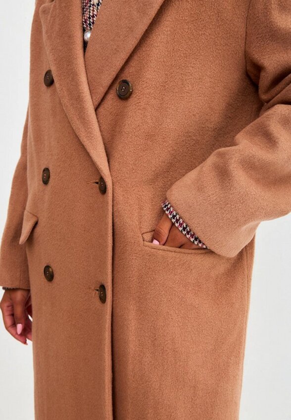 Пальто двубортное Droid&I