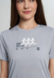 Футболка женская The North Face Bitmap Silhouettes, Голубой7  - превью