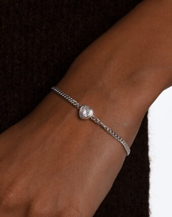 Серебряный браслет с фианитом Ангел MIE женщинам