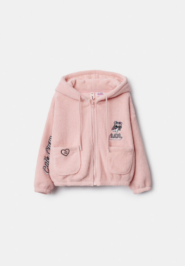 Флисовая толстовка для девочек из коллекции SELA × L.O.L.