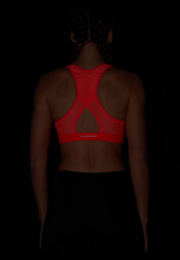 Топ бра спортивный PUMA 4 Keeps Run, Красный
