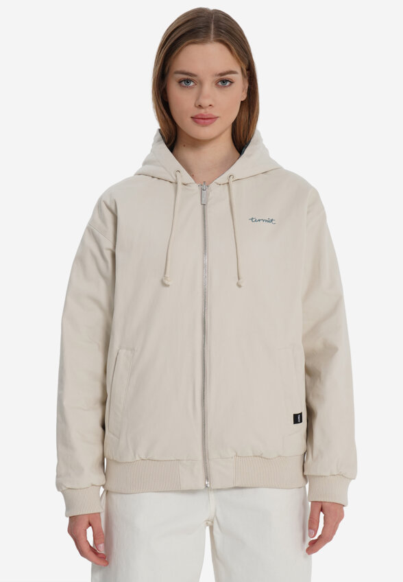 Куртка утепленная женская оверсайз Termit, Бежевый