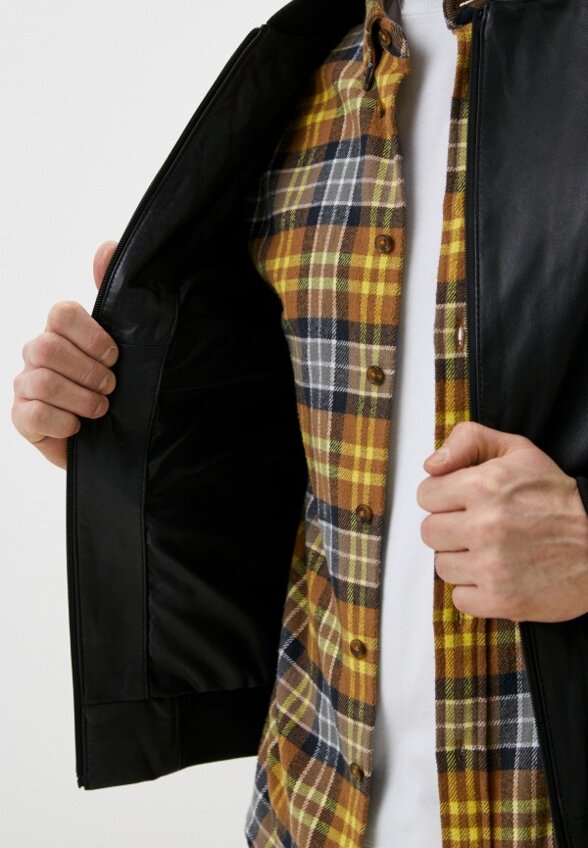 Куртка кожаная Urban Fashion for Men