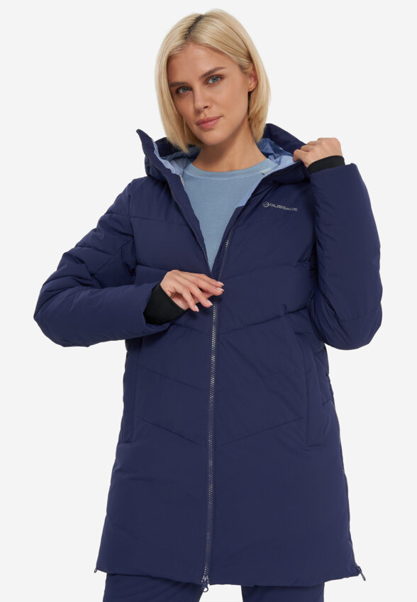 Пуховик женский Glissade, Фиолетовый