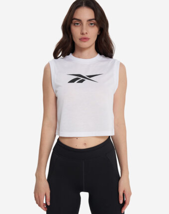 Майка женская Reebok Monica Train Core, Белый женщинам