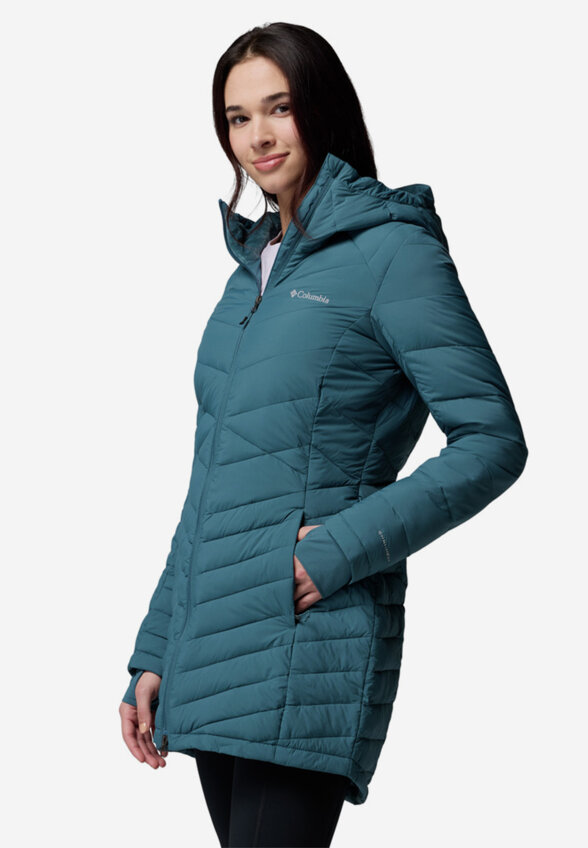 Ультралегкий пуховик женский Columbia Joy Peak II Mid Jacket, Голубой
