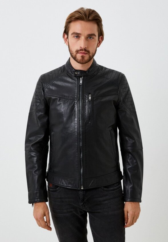 Куртка кожаная Urban Fashion for Men