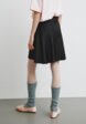Атласная мини-юбка на запах из линейки SELA Young5  - превью