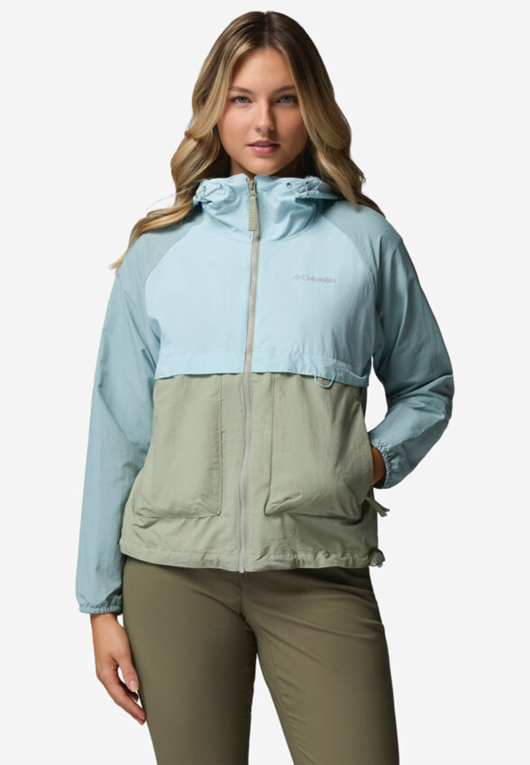 Ветровка женская Columbia Spire Valley Windbreaker, Зеленый