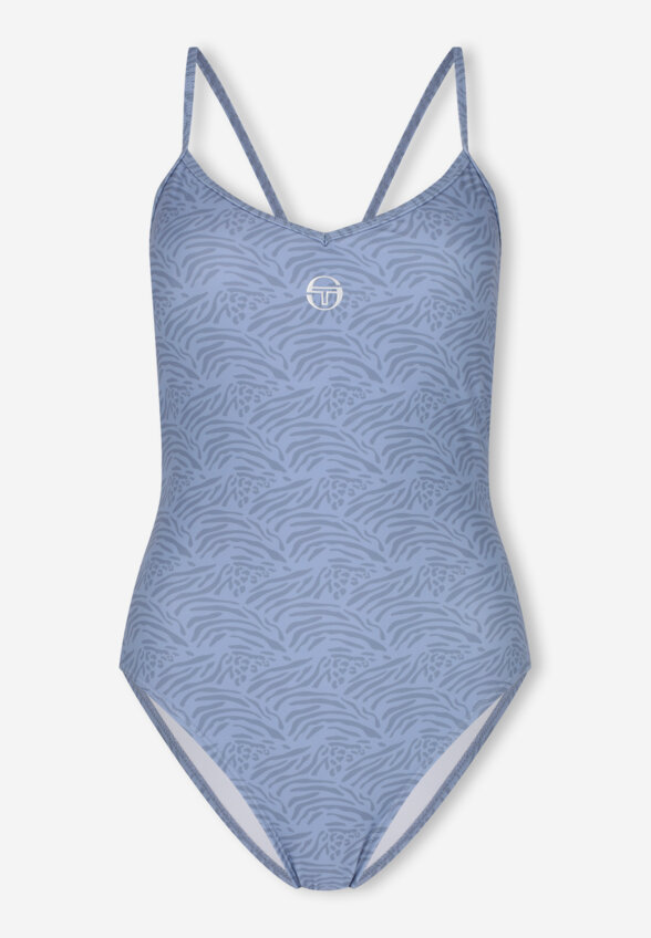 Купальник слитный женский Sergio Tacchini, Голубой