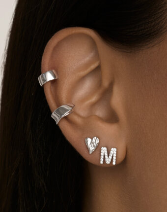 Моносерьга в виде буквы М MIESTILO MIE женщинам