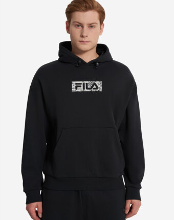 Худи мужское оверсайз FILA, Черный женщинам