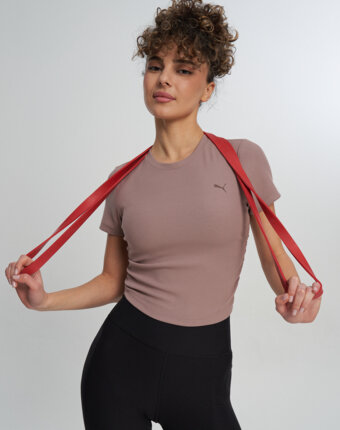 Футболка женская PUMA Cloudspun, Бежевый женщинам