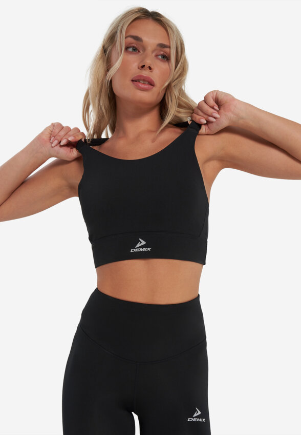 Топ бра спортивный Demix ActiveMove, Черный