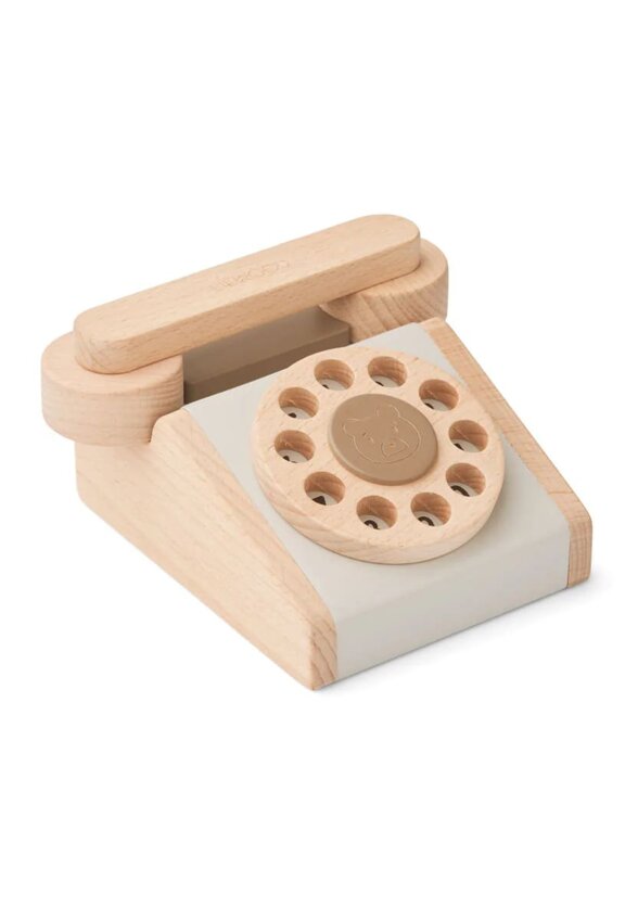 Игрушечный телефон ЛИВУД (LIEWOOD), пшеничный микс с песочным