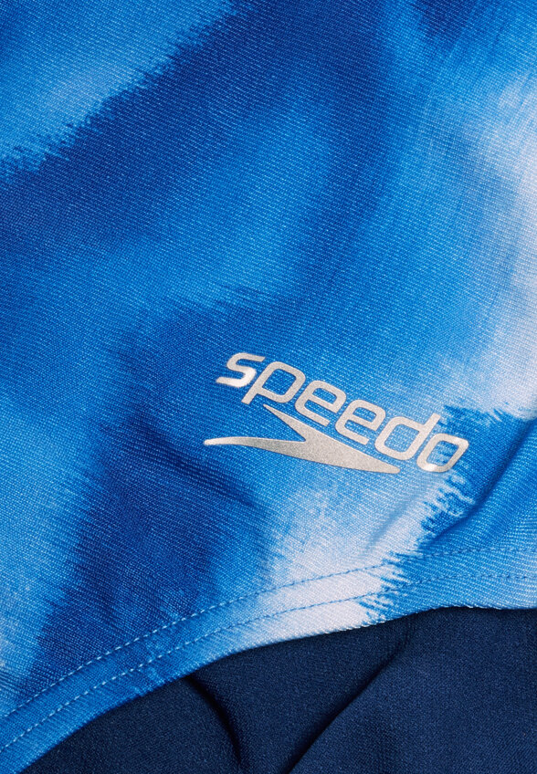 Купальник слитный женский Speedo Alov Digi, Голубой