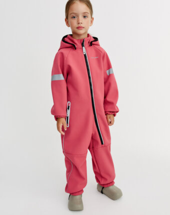 Комбинезон из Softshell на флисе для девочек детям