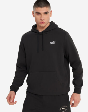 Худи мужское PUMA Ess 2 Color Small No. 1 Logo, Черный женщинам