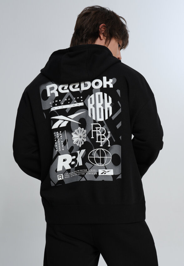 Толстовка мужская Reebok, Черный