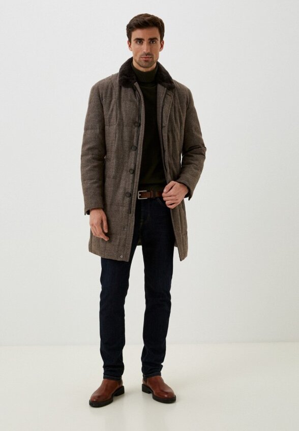 Пальто однобортное Bazioni