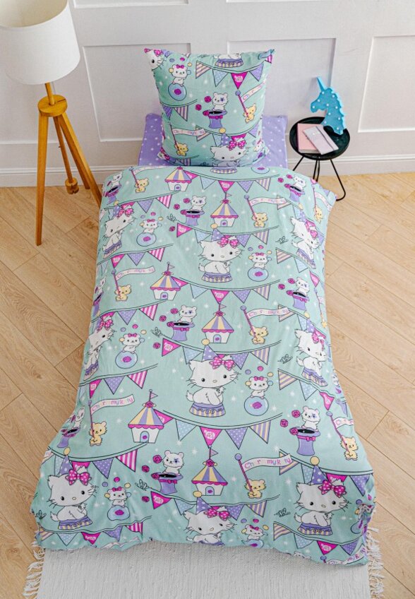 Постельное белье 1,5-спальное Павлинка