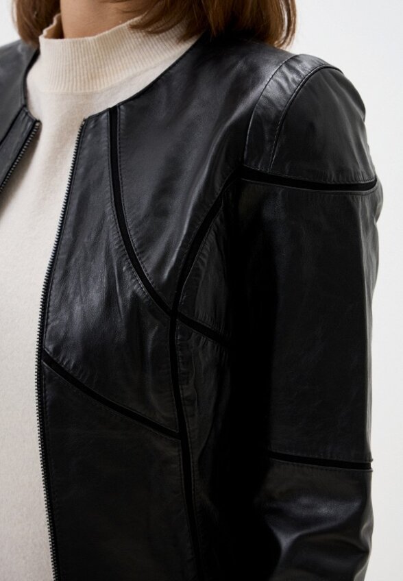 Куртка кожаная Снежная Королева