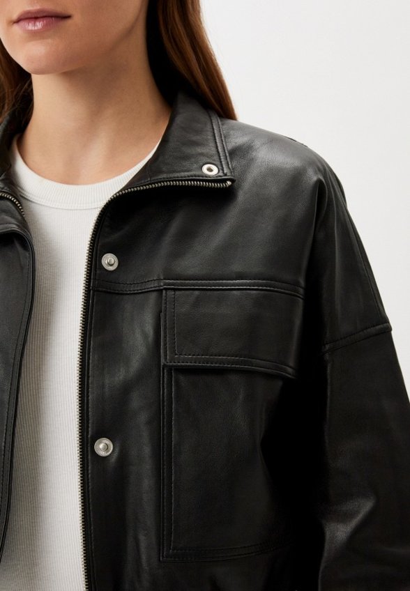 Куртка кожаная Serge Pariente