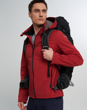 Куртка софтшелл мужская IcePeak Biggs, Красный женщинам